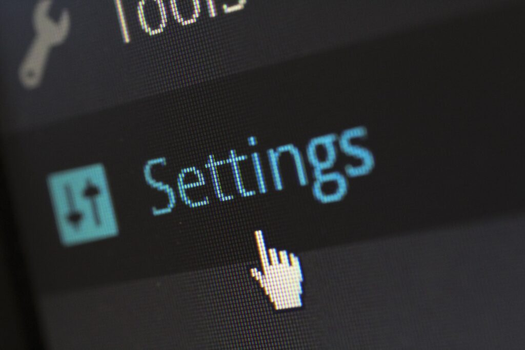 settings for web sites and wordpress security