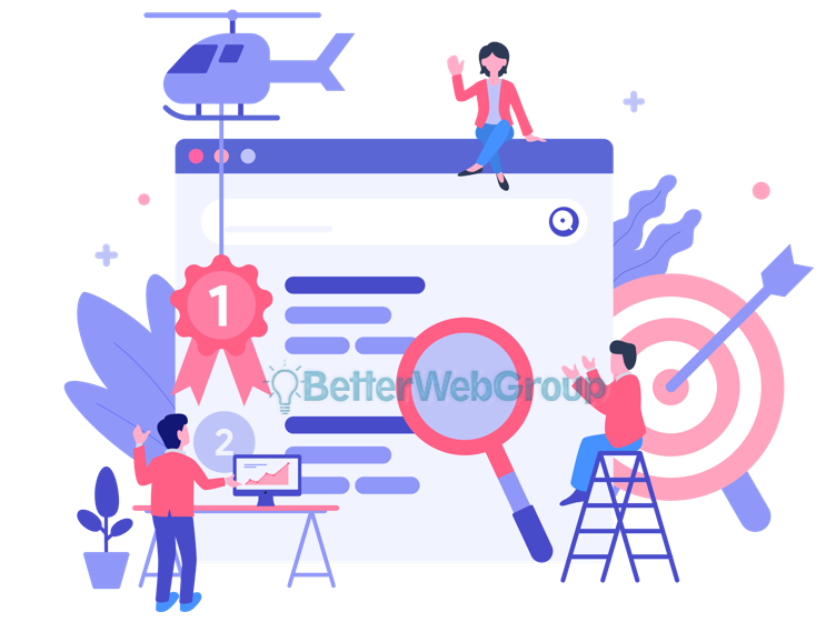Targeted SEO and SEM - moving sites to top of Google and other Search Engine Result - Better Web