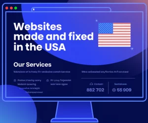websites made and fixed in the USA
