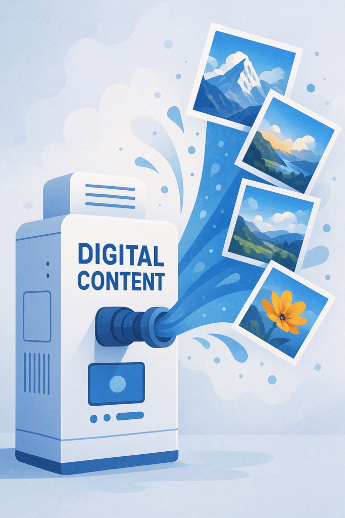 content creation systems, image ads and video