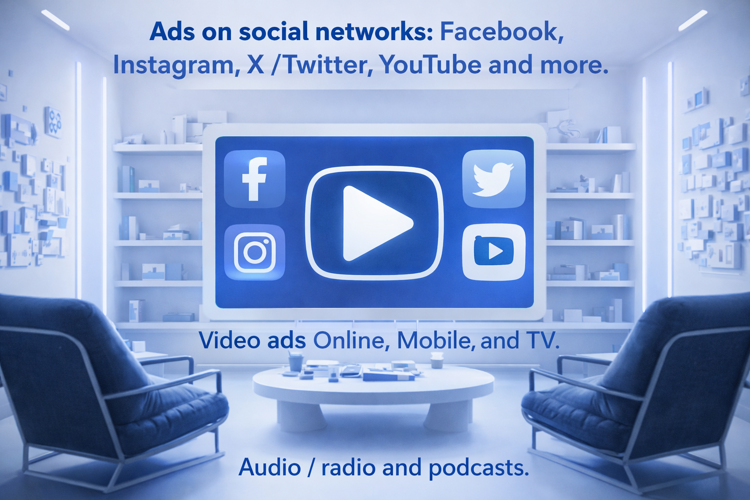 Internet Ads Delivered to Social Media and TV from Better Web Group