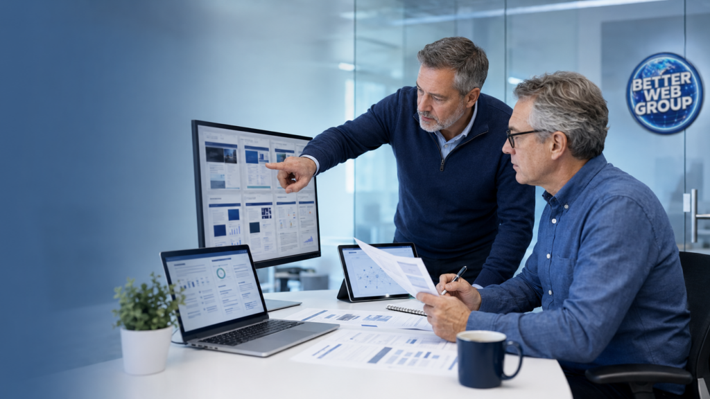 Senior-SEO-Experts-Analyzing-Competitor-Websites